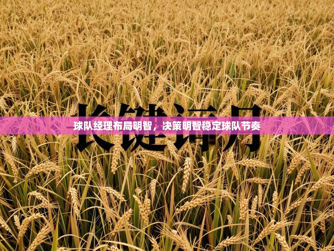 球队经理布局明智,决策明智稳定球队节奏 第1张